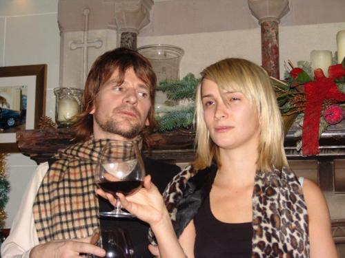 Mr and Mrs Starkey at Camelot Castle Mr Starkey currently is the Drummer for the Who and Oasis he is also Ringo Stars son