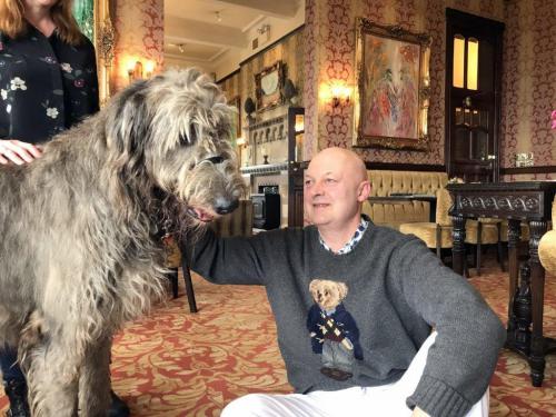 Percy from the Paddington 2 film with Ted Stourton